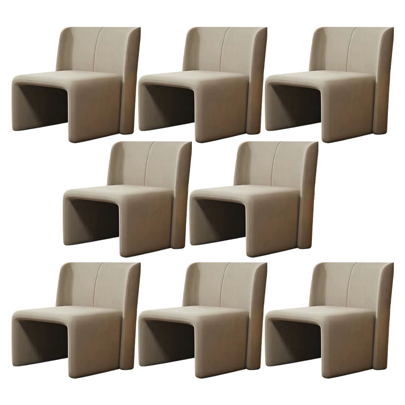 Modern Style Dining Chair Velvet Parsons Side Chair for Living Room