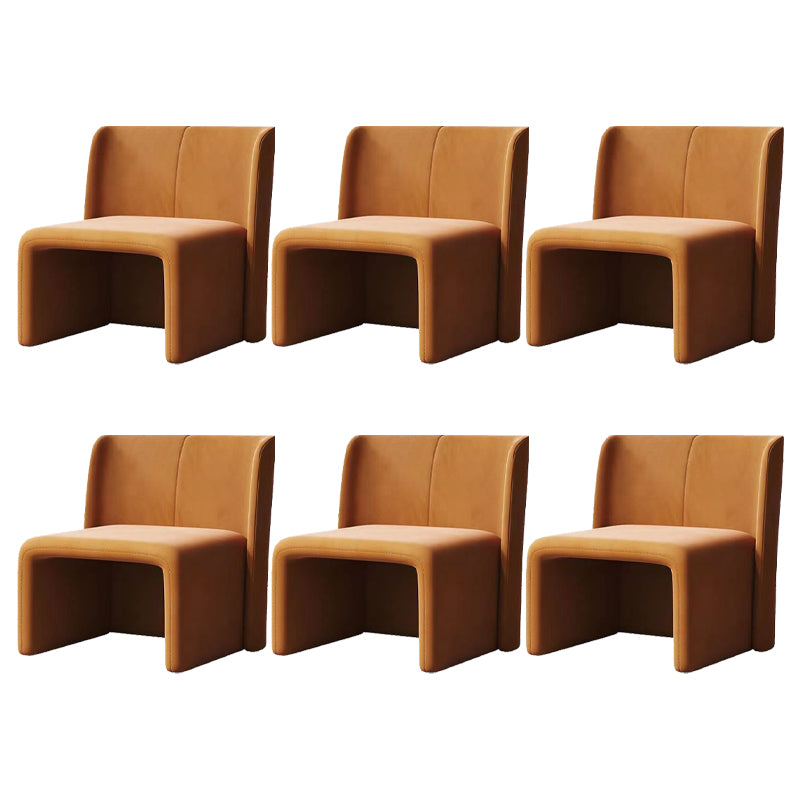Modern Style Dining Chair Velvet Parsons Side Chair for Living Room