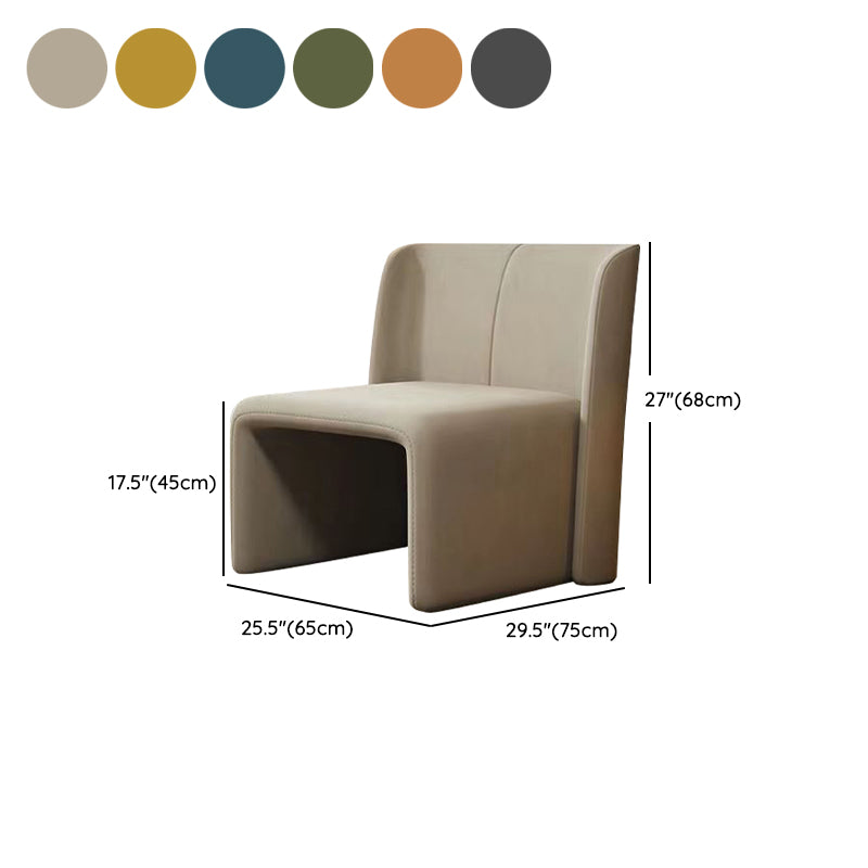Modern Style Dining Chair Velvet Parsons Side Chair for Living Room