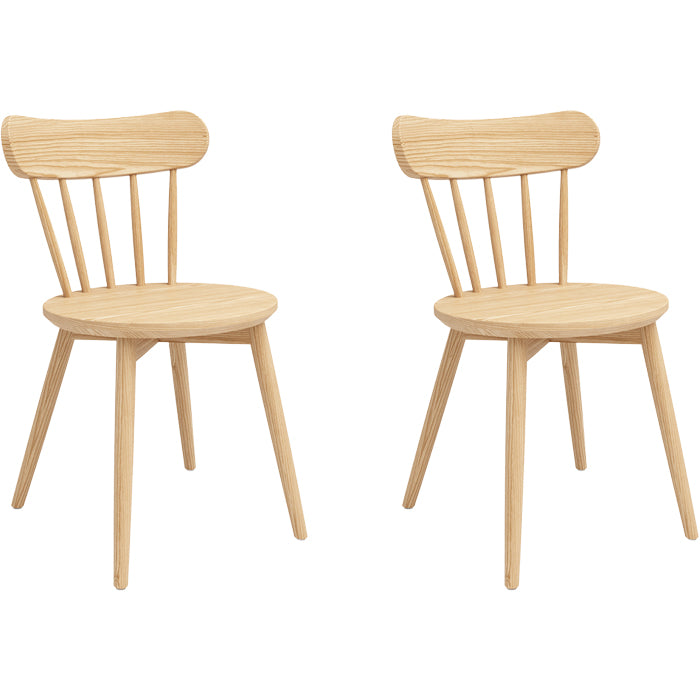 Contemporary Solid Wood Windsor Dining Chair for Dining Room