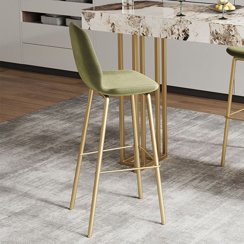 1/2/3 Pieces Glam Rectangle Sintered Stone Counter Table with High Stools