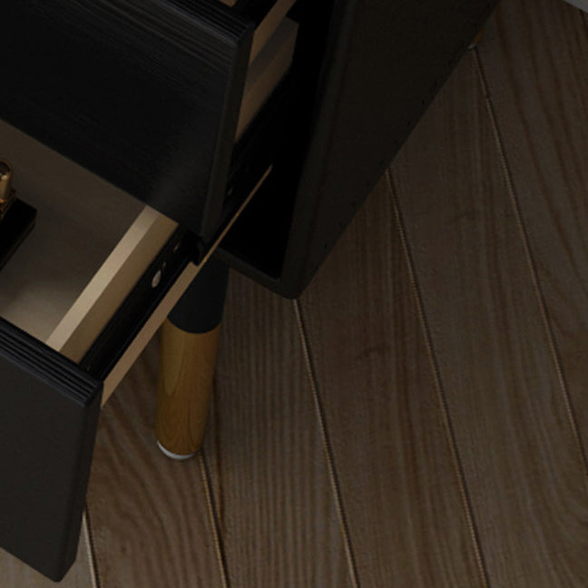 Glam Storage Chest Dresser Horizontal Storage Chest with Drawers