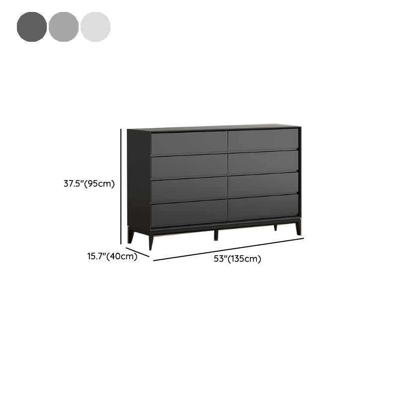 Modern Storage Chest Solid Wood Storage Chest Dresser with 8/6/4 Drawers
