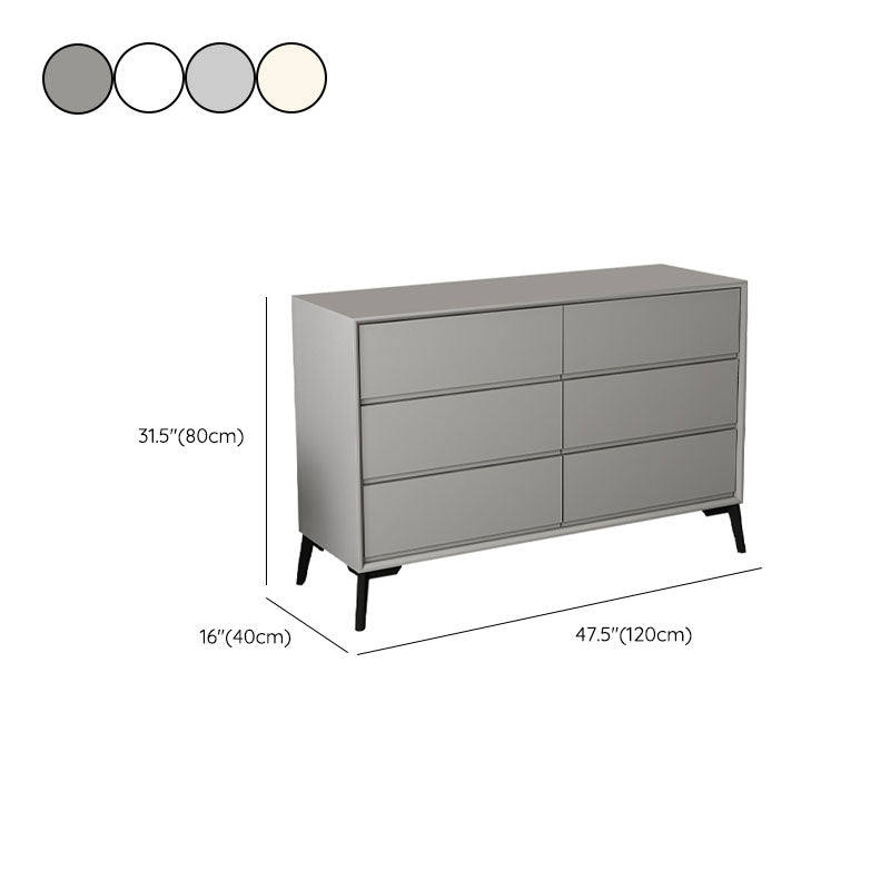 Modernism Horizontal Dresser Wood Storage Lingerie Chest for Home