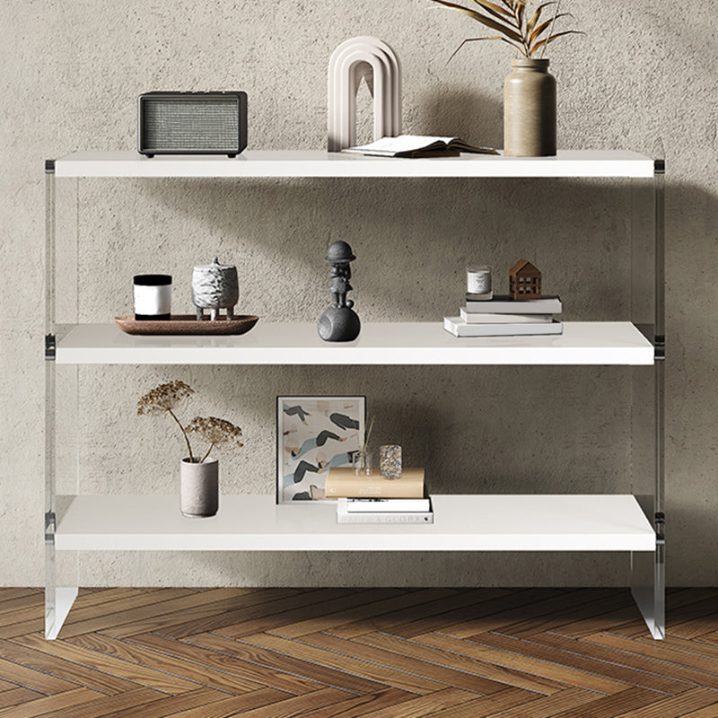 Rectangle Shape Contemporary Console Table Black/White Console Sofa Table