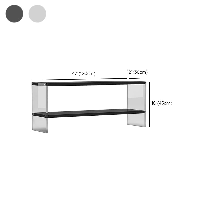 Rectangle Shape Contemporary Console Table Black/White Console Sofa Table