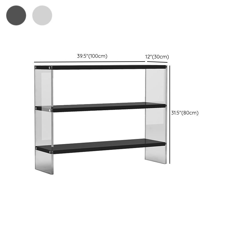 Rectangle Shape Contemporary Console Table Black/White Console Sofa Table