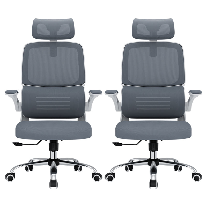 Removable Arms Office Chair Modern Tilt Mechanism No Distressing Ergonomic Slide Chair