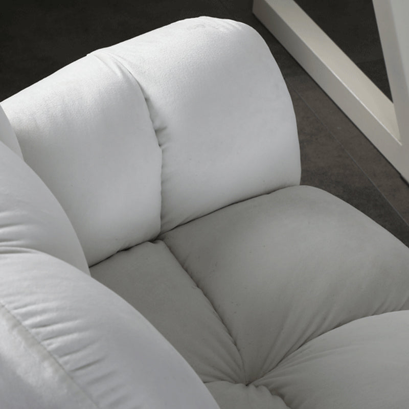 Modern Armless Office Chair Low-Back Desk Chair with Wheels for Home