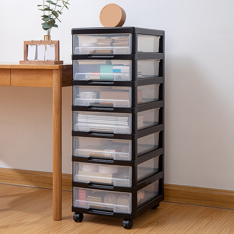 Modern Plastic Filing Cabinet Drawers Storage Filing Cabinet for Office