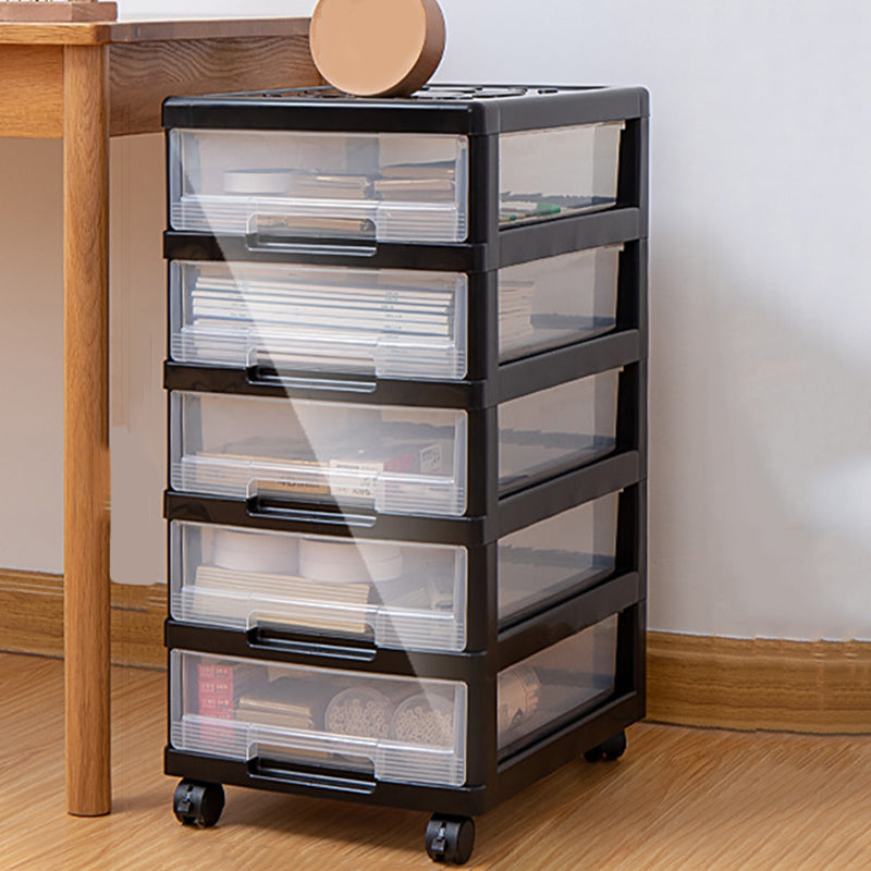 Modern Plastic Filing Cabinet Drawers Storage Filing Cabinet for Office