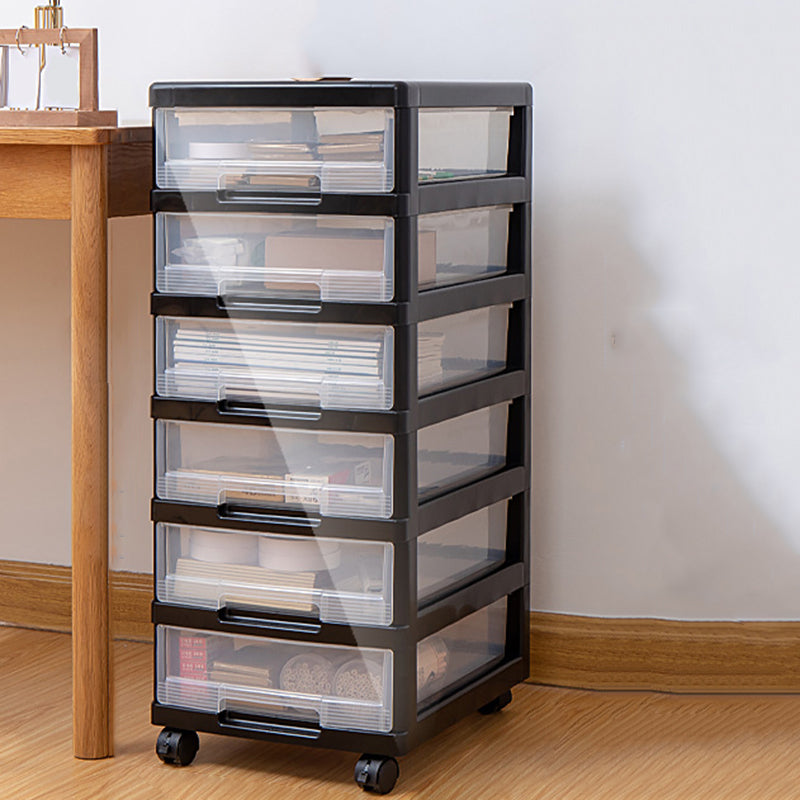 Modern Plastic Filing Cabinet Drawers Storage Filing Cabinet for Office