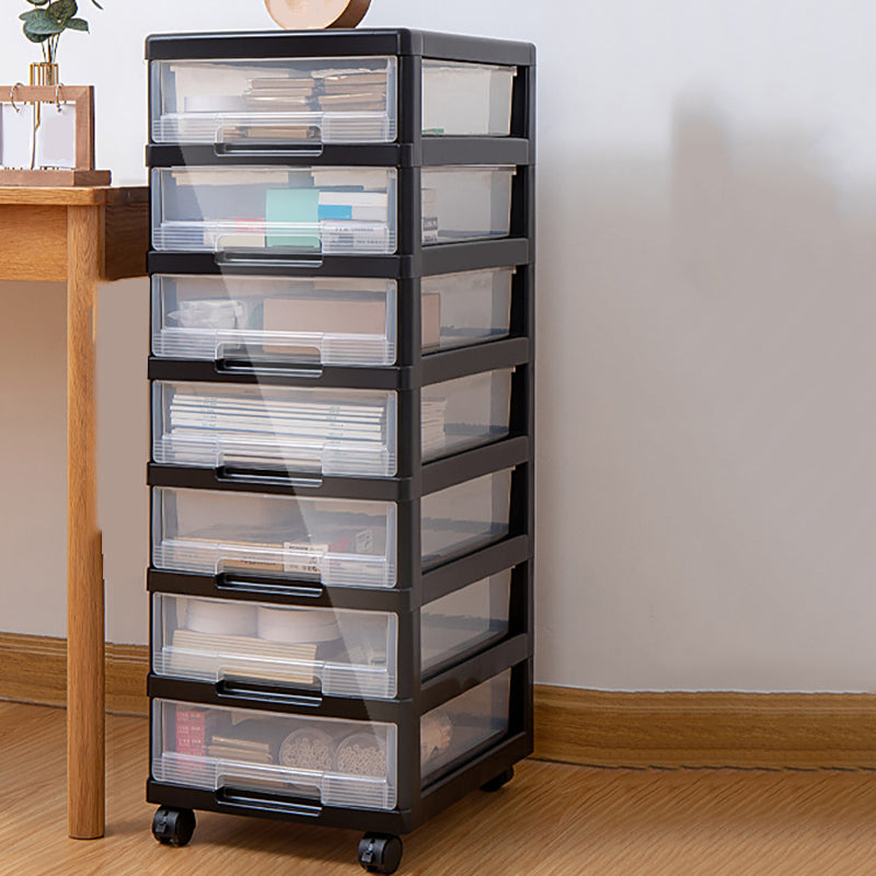 Modern Plastic Filing Cabinet Drawers Storage Filing Cabinet for Office