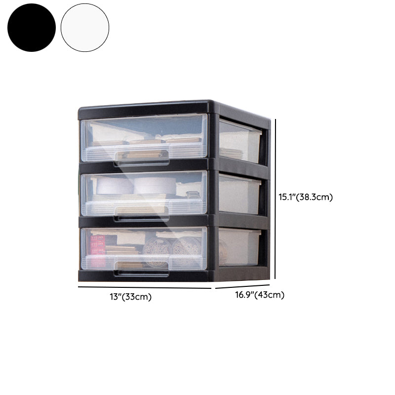 Modern Plastic Filing Cabinet Drawers Storage Filing Cabinet for Office