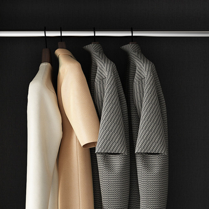 Bedroom Sliding Doors Storage Cabinet Coastal Style Wooden Wardrobe