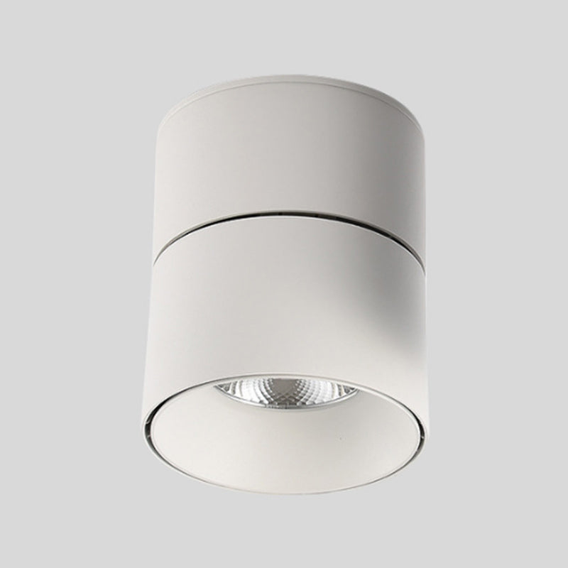 Modern Simple Cylinder Shape Ceiling Light with Aluminum Shade for Living Room