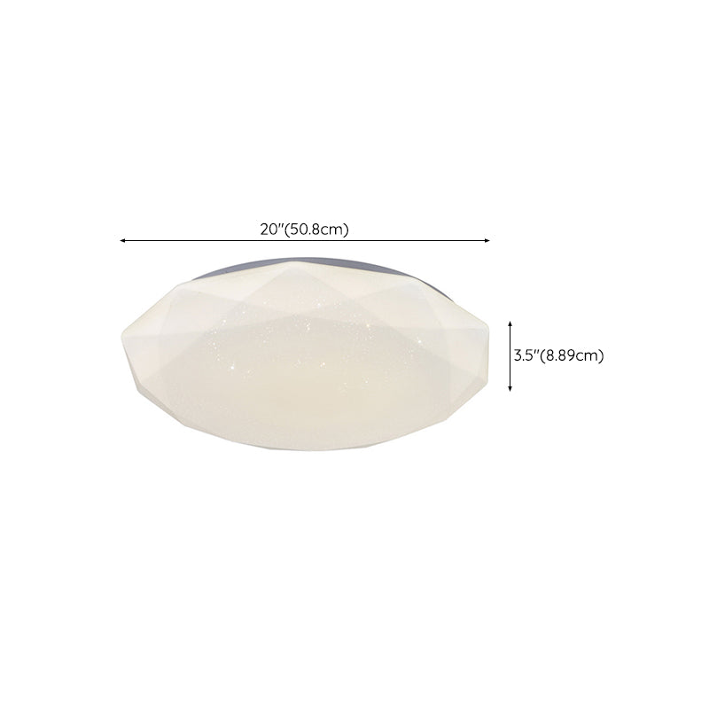 Contemporary Geometrical Flush Mount Ceiling Light Fixture for Bedroom