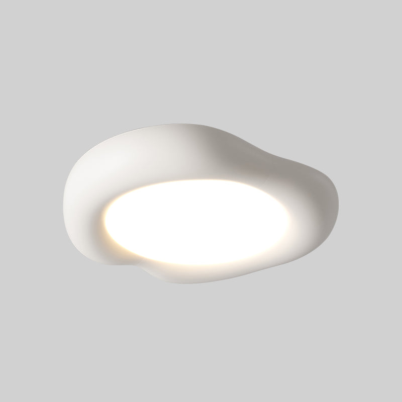 Nordic Style Resin Flush Mount Ceiling Light Fixture for Bedroom