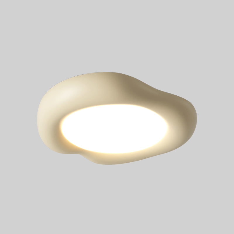 Nordic Style Resin Flush Mount Ceiling Light Fixture for Bedroom