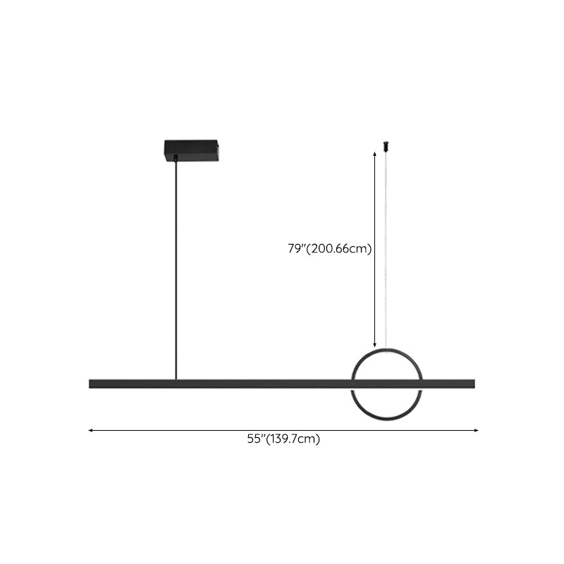 Modern Style Pendant Lighting Fixtures Black Island Lighting Ideas for Kitchen