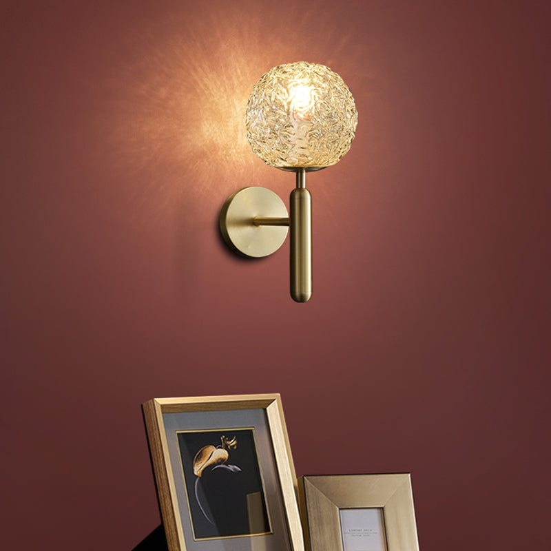 Modern Wall Light Sconce Creative Glass Wall Light Fixture for Bedroom