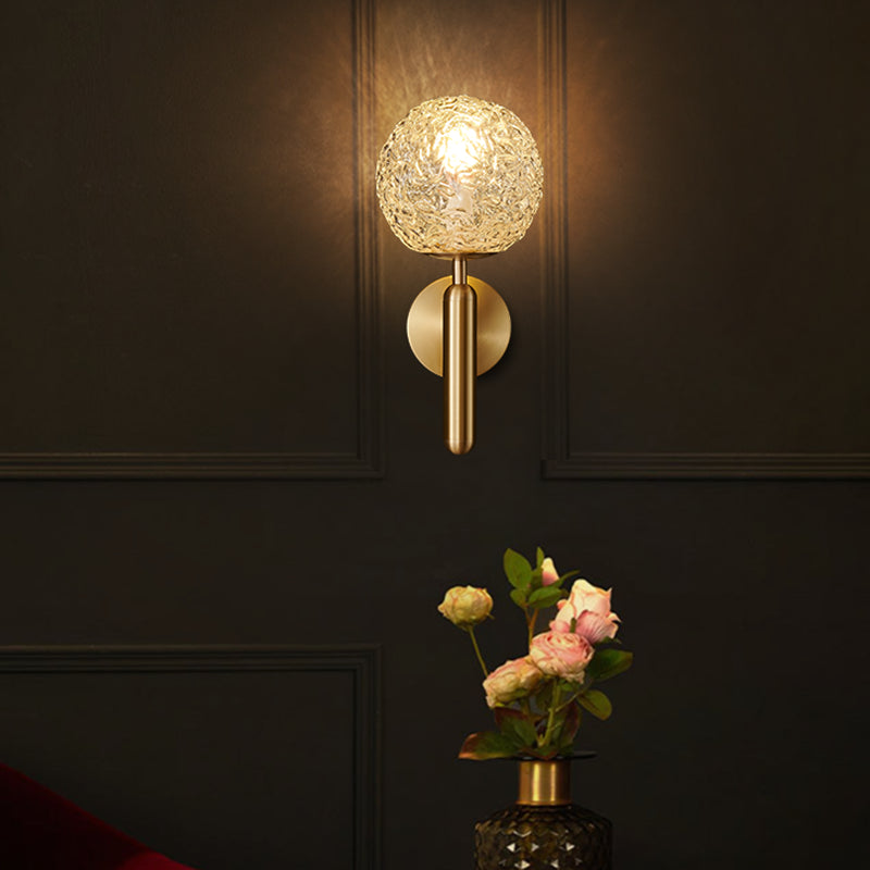 Modern Wall Light Sconce Creative Glass Wall Light Fixture for Bedroom