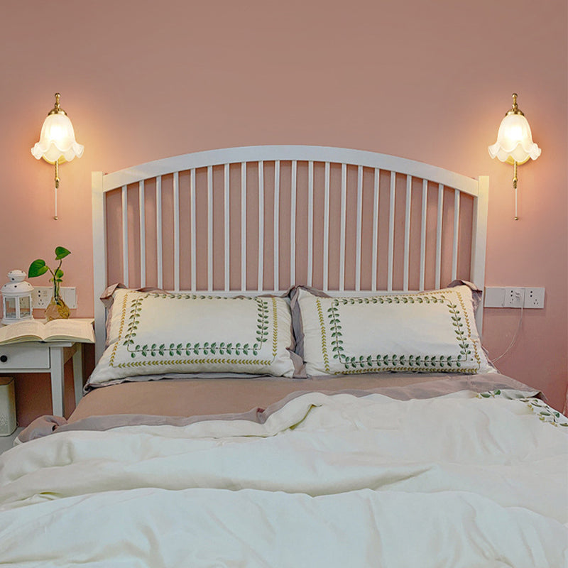 Modern Wall Light Sconce Vintage Glass Wall Light Fixture for Bedroom