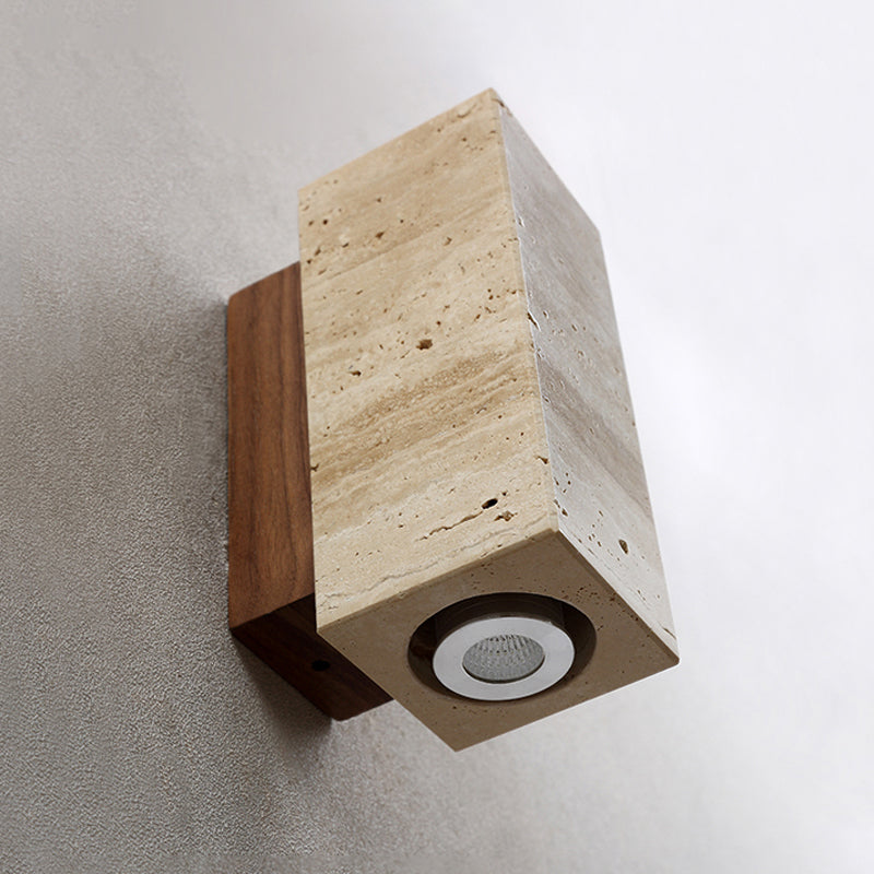 Contemporary Wall Light Fixture Minimalist Marble Wall Light Sconce for Bedroom