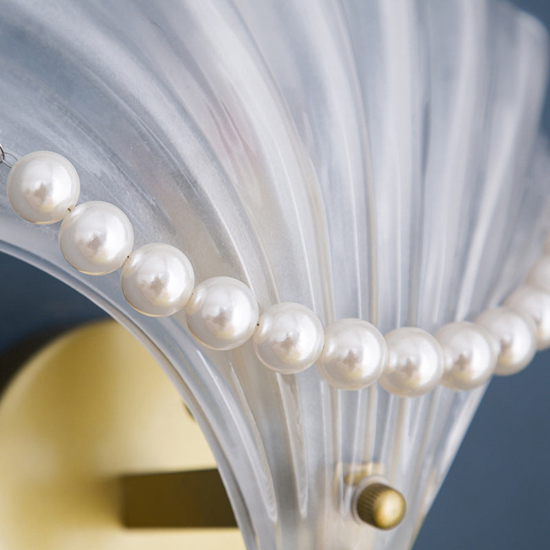 Single Golden Modern Bathroom Vanity Light Glass Bath Bar for Bathroom