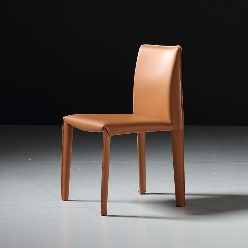 Modern Indoor Home Side Chair Faux Leather Upholstered Side Chair
