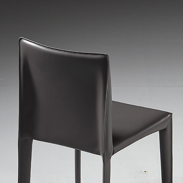 Modern Indoor Home Side Chair Faux Leather Upholstered Side Chair