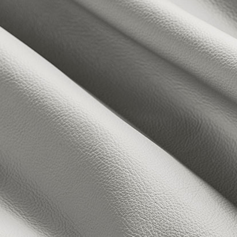 Contemporary Genuine Leather Sewn Pillow Back Sofa For Living Room