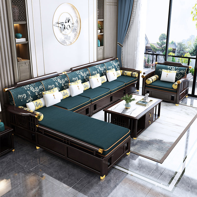 Contemporary Style Wood Frame Faux Leather Sofa For Living Room