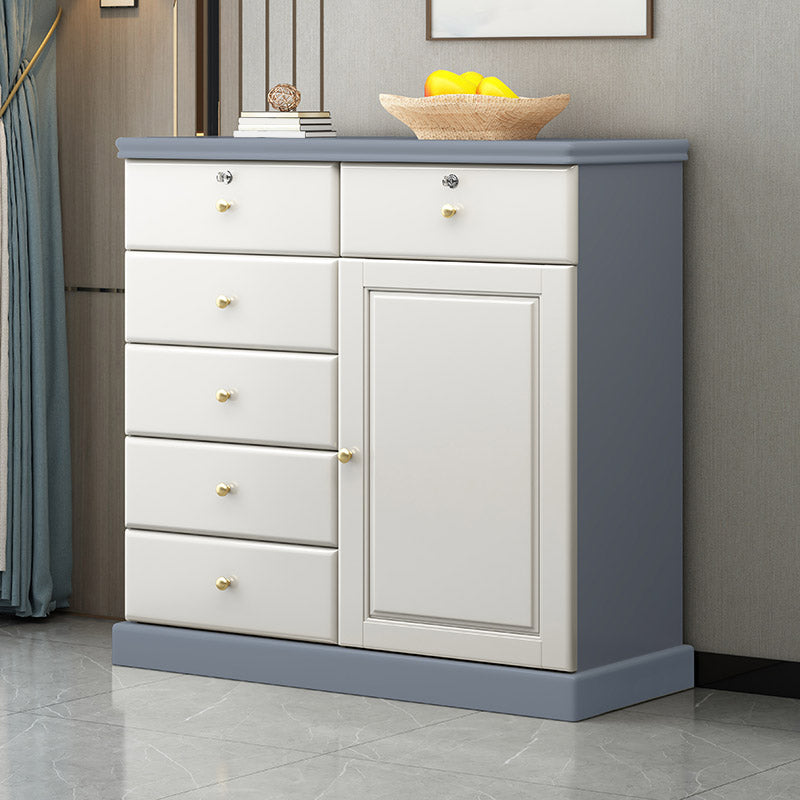 Solid Wood Storage Chest Dresser Modern Storage Chest with Drawers