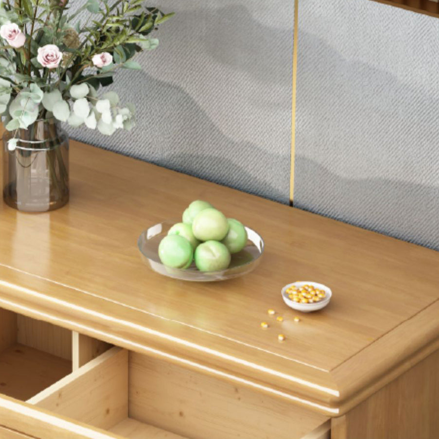 Solid Wood Storage Chest Dresser Modern Storage Chest with Drawers