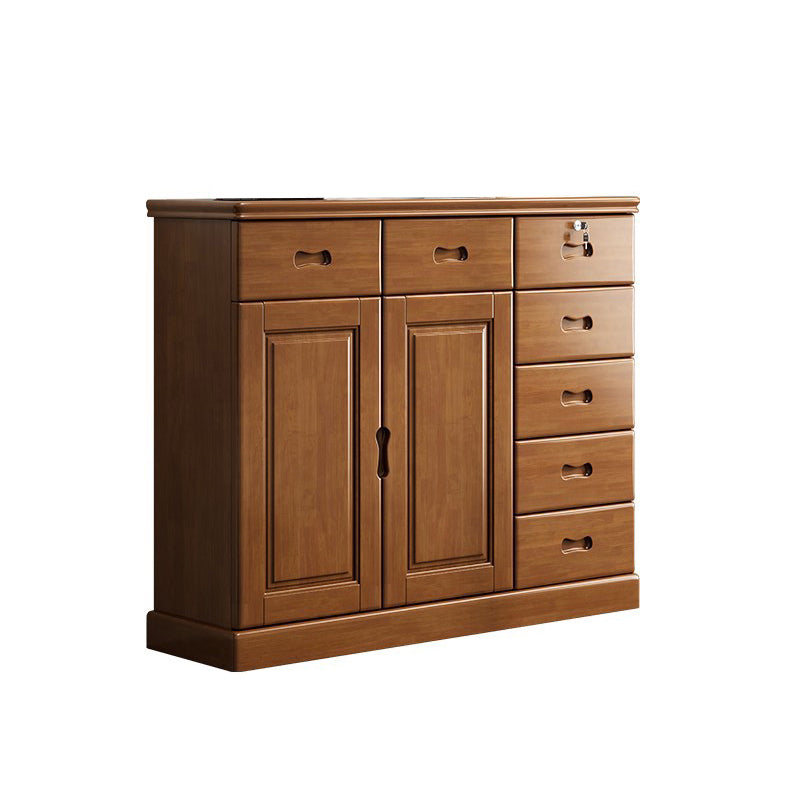 Solid Wood Storage Chest Dresser Modern Storage Chest with Drawers