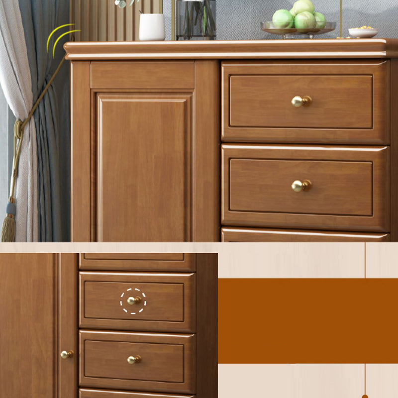 Solid Wood Storage Chest Dresser Modern Storage Chest with Drawers