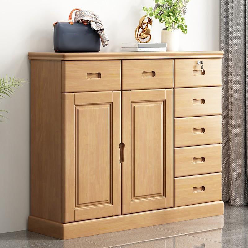 Solid Wood Storage Chest Dresser Modern Storage Chest with Drawers