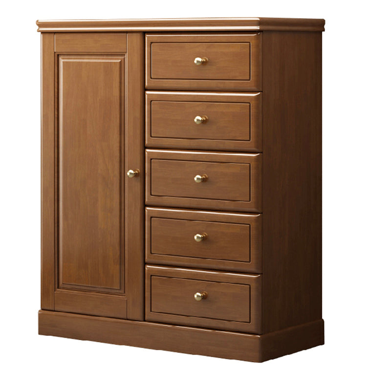 Solid Wood Storage Chest Dresser Modern Storage Chest with Drawers