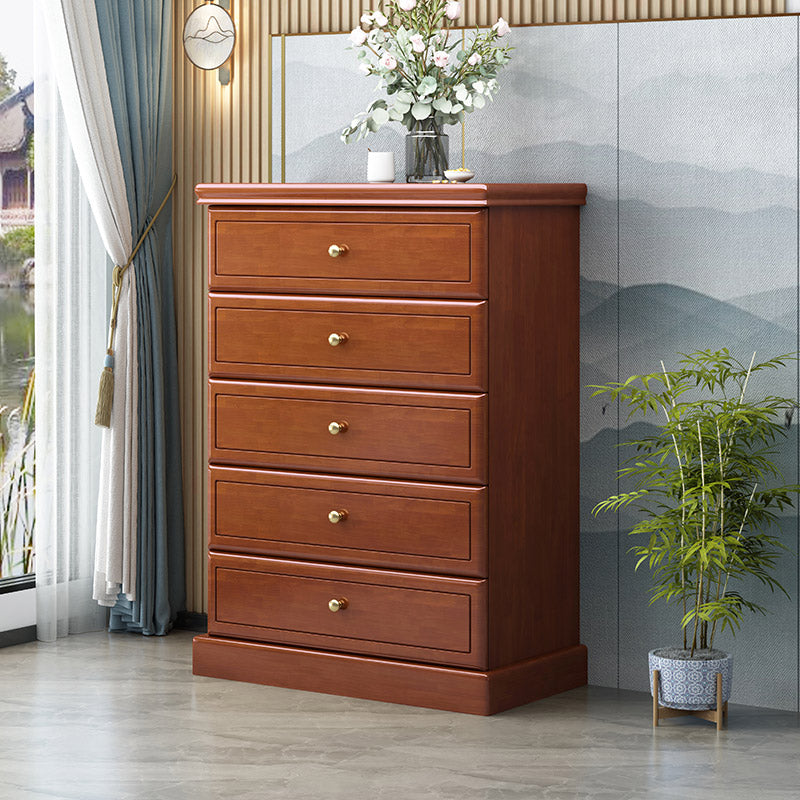 Solid Wood Storage Chest Dresser Modern Storage Chest with Drawers