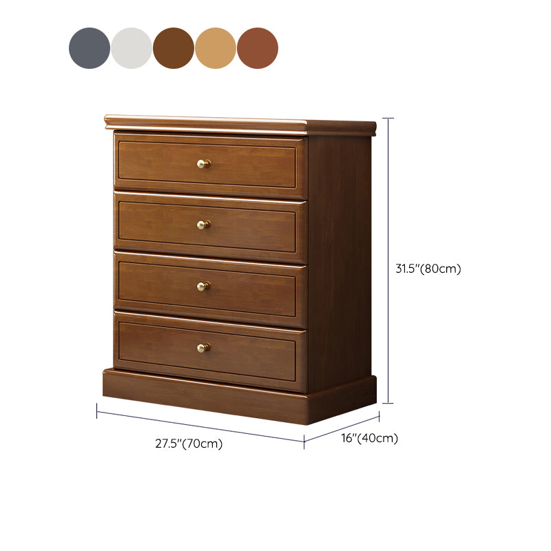 Solid Wood Storage Chest Dresser Modern Storage Chest with Drawers