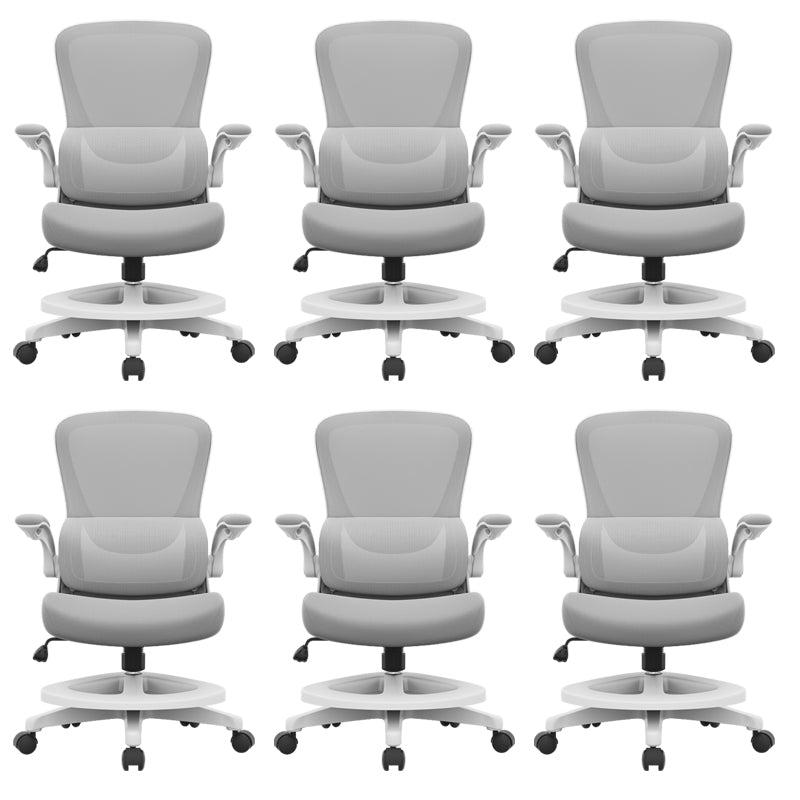 Removable Arms Desk Chair Modern No Distressing Ergonomic Slide Chair with Wheels