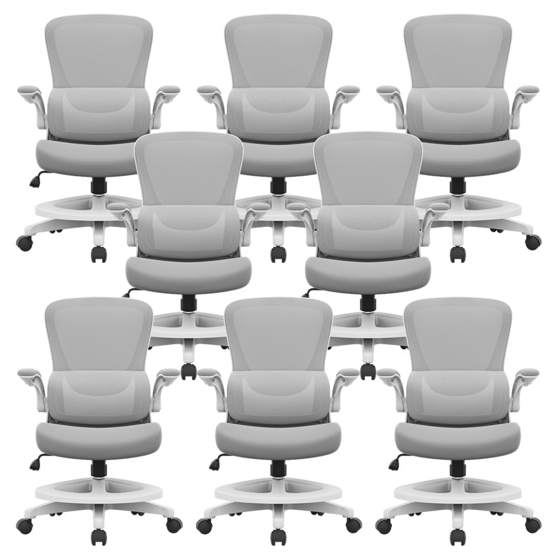 Removable Arms Desk Chair Modern No Distressing Ergonomic Slide Chair with Wheels