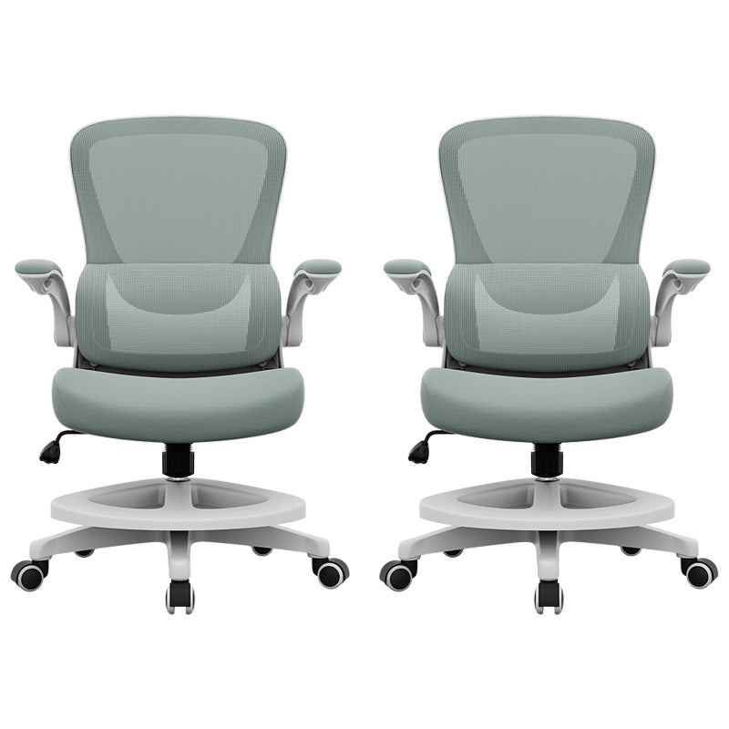 Removable Arms Desk Chair Modern No Distressing Ergonomic Slide Chair with Wheels