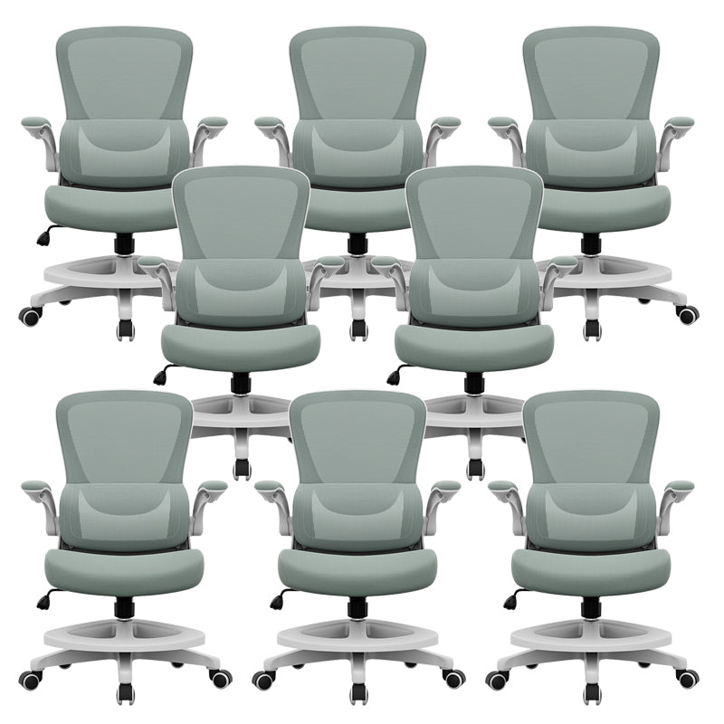 Removable Arms Desk Chair Modern No Distressing Ergonomic Slide Chair with Wheels