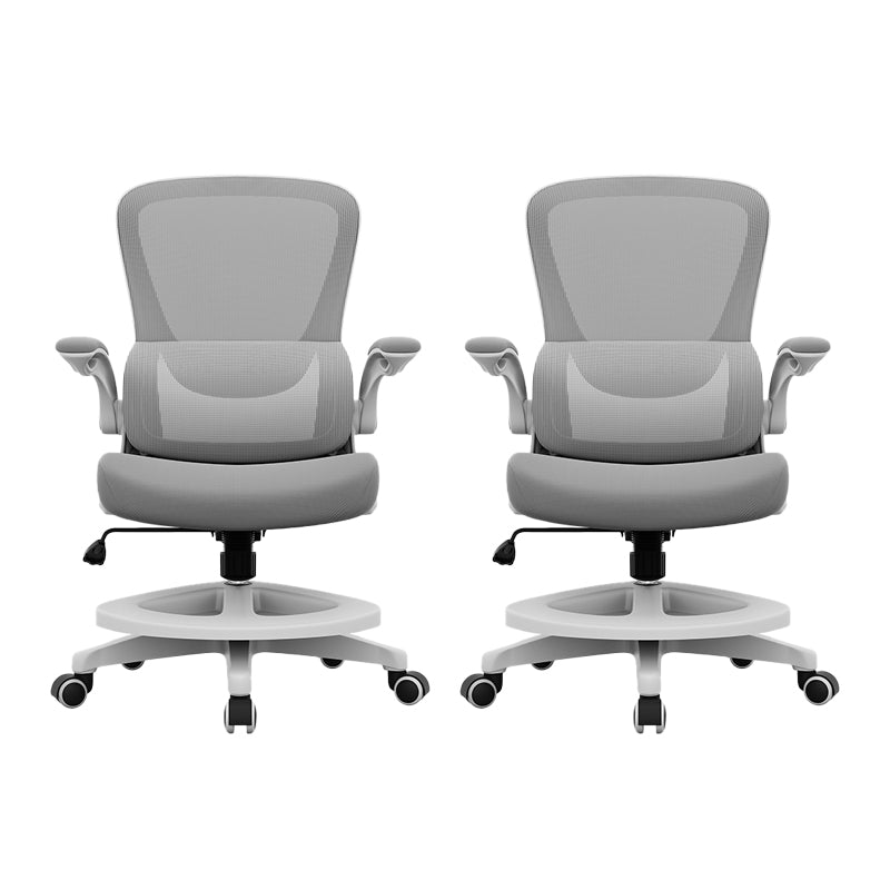 Removable Arms Desk Chair Modern No Distressing Ergonomic Slide Chair with Wheels