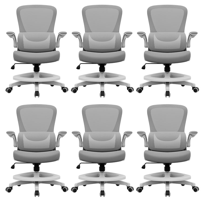 Removable Arms Desk Chair Modern No Distressing Ergonomic Slide Chair with Wheels