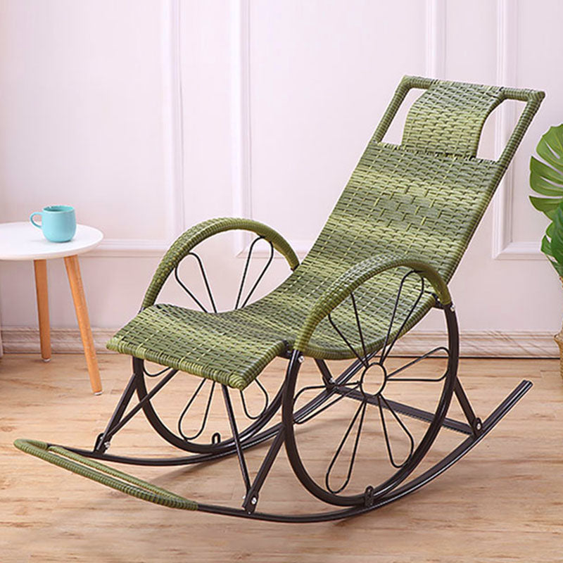 Living Room Leisure Iron Base Lazy Chair Family Single Rocking Chair