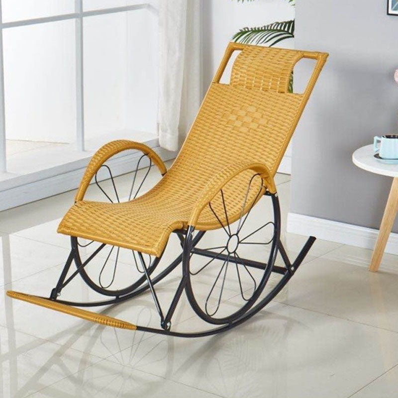 Living Room Leisure Iron Base Lazy Chair Family Single Rocking Chair