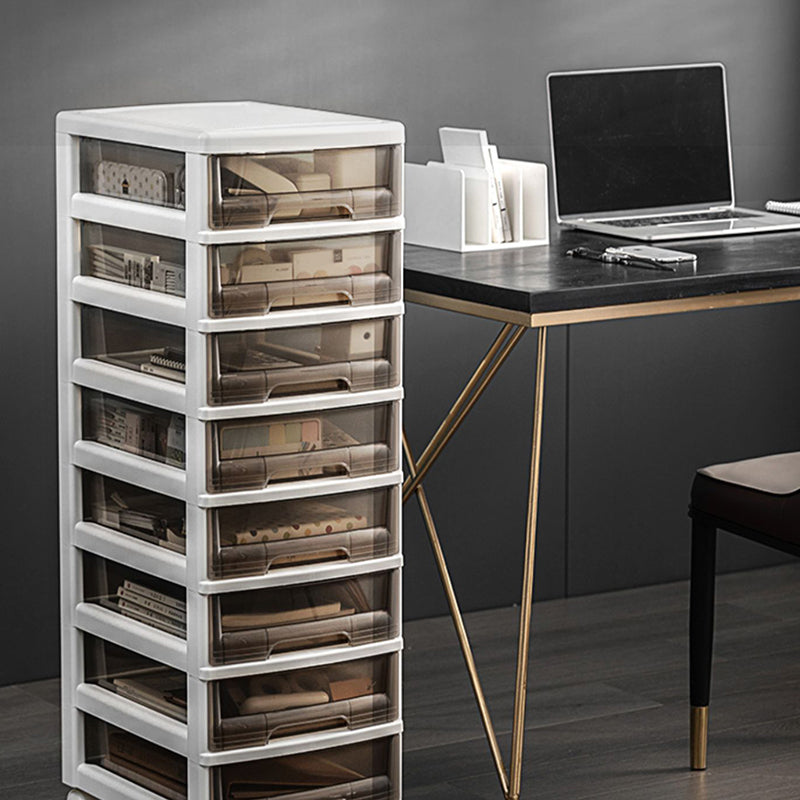 Vertical Transparent Filing Cabinet Contemporary Plastic Drawers File Cabinet